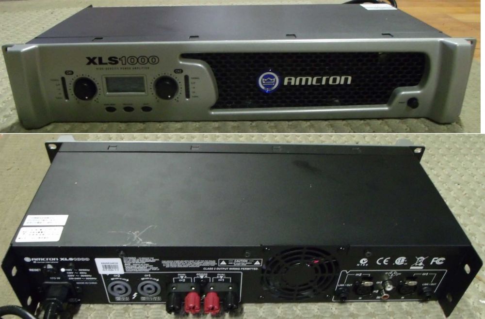 AMCRON XLS1000 パワーアンプ