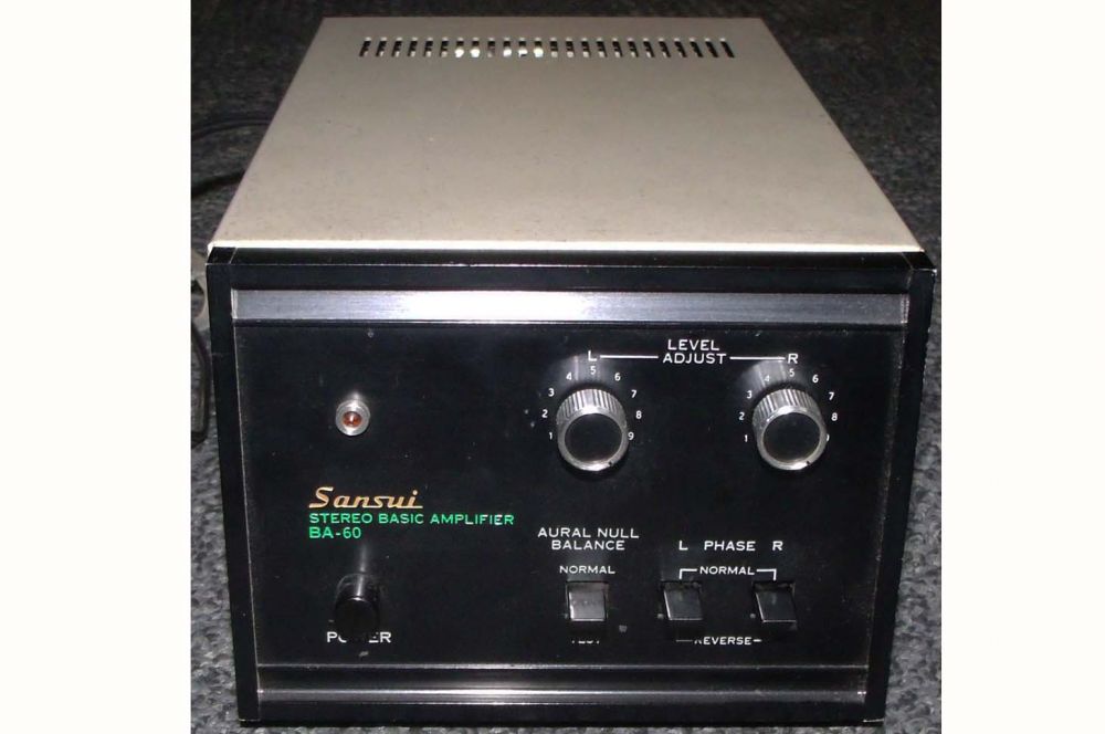 SANSUI サンスイ　BA-60 パワーアンプ　ジャンク