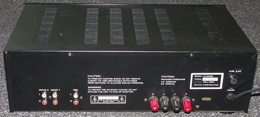 ベスタクス Vestax DJ-6000M